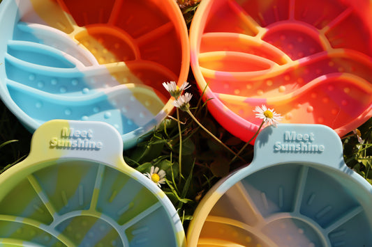 Silicone Slow Feeder Bowl - Soft Matcha