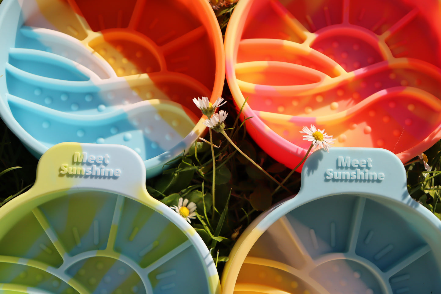 Silicone Slow Feeder Bowl - Coastal Blue